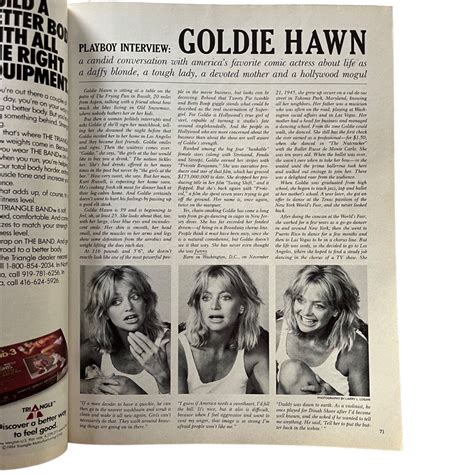 goldie hawn naked photos|Playboy Magazine January 1985 vol.32, no.1.